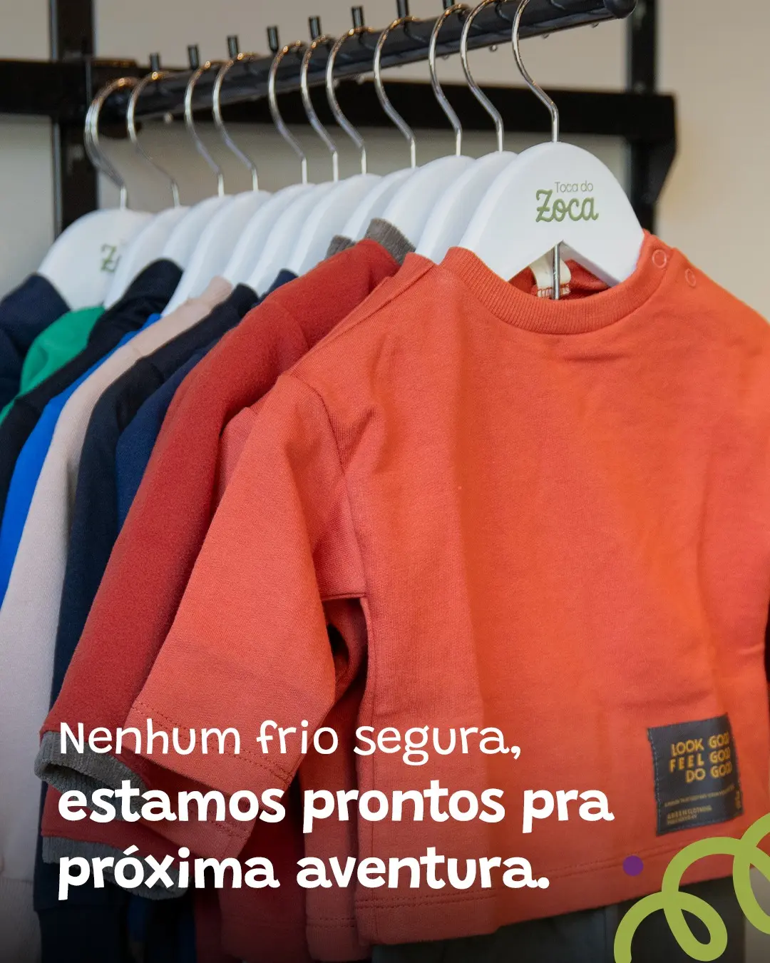 Roupas infantis da Toca do Zoca